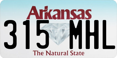 AR license plate 315MHL