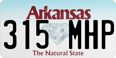 AR license plate 315MHP