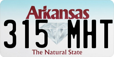AR license plate 315MHT