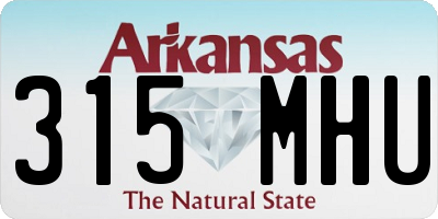 AR license plate 315MHU