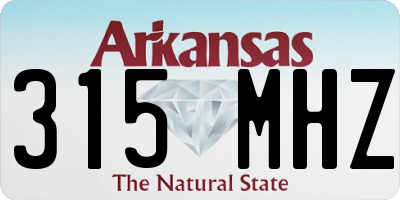 AR license plate 315MHZ