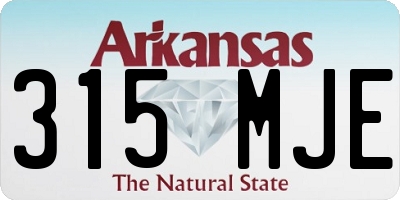 AR license plate 315MJE