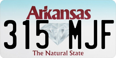 AR license plate 315MJF