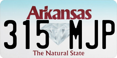 AR license plate 315MJP