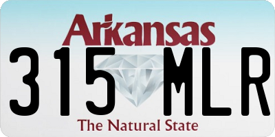 AR license plate 315MLR