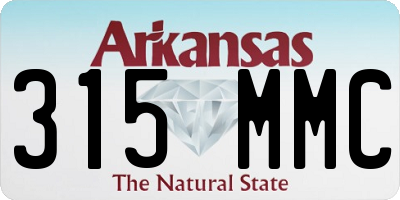 AR license plate 315MMC