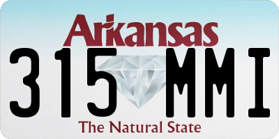 AR license plate 315MMI