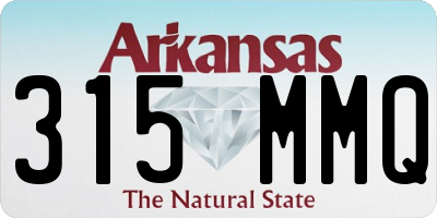 AR license plate 315MMQ