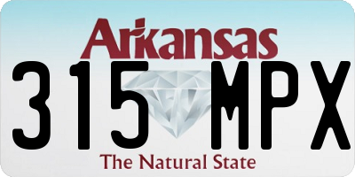 AR license plate 315MPX