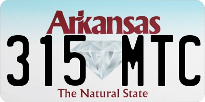 AR license plate 315MTC