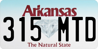 AR license plate 315MTD