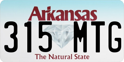 AR license plate 315MTG