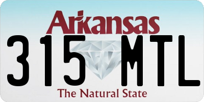 AR license plate 315MTL
