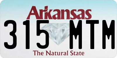 AR license plate 315MTM