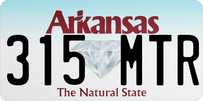 AR license plate 315MTR