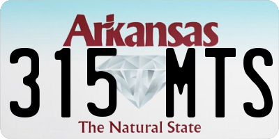 AR license plate 315MTS