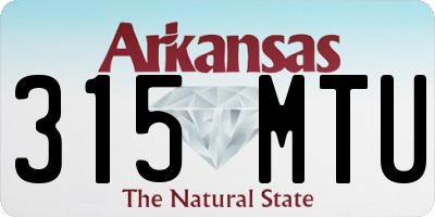 AR license plate 315MTU