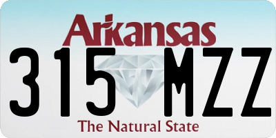 AR license plate 315MZZ