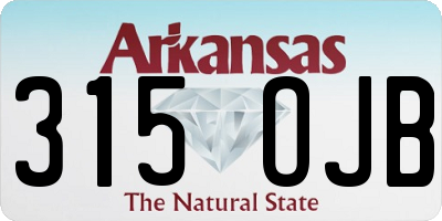 AR license plate 315OJB
