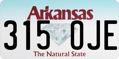 AR license plate 315OJE