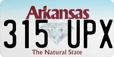 AR license plate 315UPX