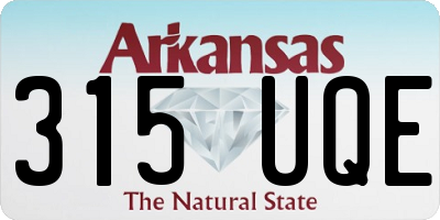 AR license plate 315UQE