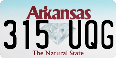 AR license plate 315UQG