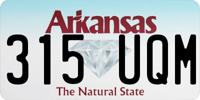 AR license plate 315UQM