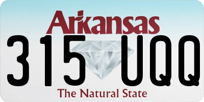AR license plate 315UQQ