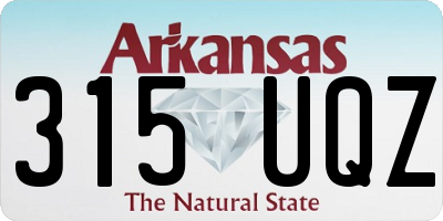 AR license plate 315UQZ