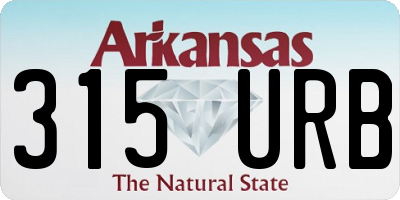 AR license plate 315URB