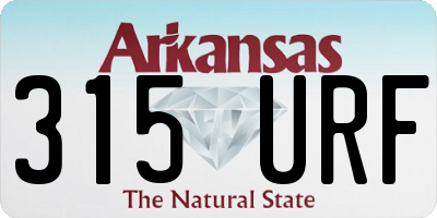AR license plate 315URF