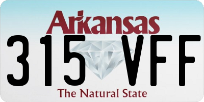 AR license plate 315VFF