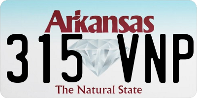 AR license plate 315VNP