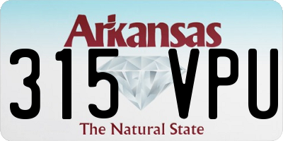 AR license plate 315VPU
