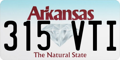 AR license plate 315VTI