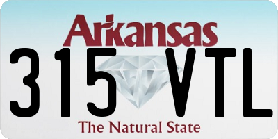 AR license plate 315VTL