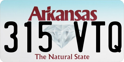 AR license plate 315VTQ