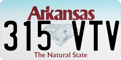AR license plate 315VTV