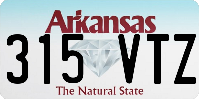AR license plate 315VTZ