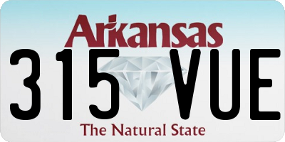 AR license plate 315VUE