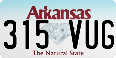 AR license plate 315VUG