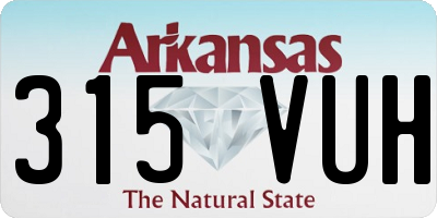 AR license plate 315VUH