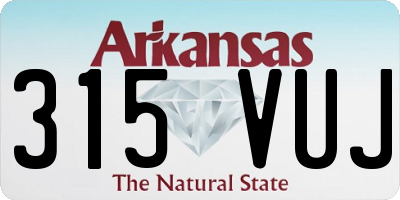 AR license plate 315VUJ