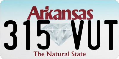 AR license plate 315VUT