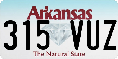 AR license plate 315VUZ