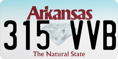 AR license plate 315VVB