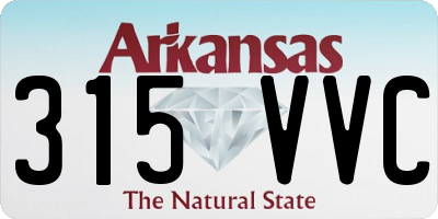 AR license plate 315VVC