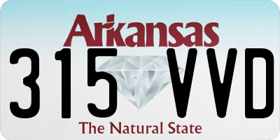 AR license plate 315VVD