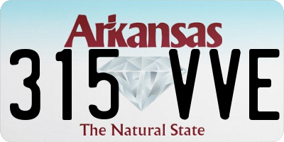 AR license plate 315VVE